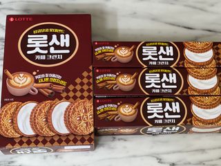롯데제과 롯샌 카페크런치 — 4.5점을 준 리뷰어가 2021년 10월 올린 사용 사진