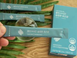 클린24시간 슬림앤유산균 1박스 (3.5g X 15포) — 4점을 준 리뷰어가 2022년 7월 올린 사용 사진
