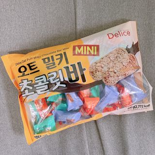 델리스 오트 밀키 초콜릿 바 — 5점을 준 리뷰어가 2022년 10월 올린 사용 사진