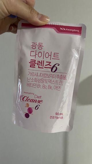 광동생활건강 광동 다이어트 클렌즈6  14입 1박스 (2주구성) — 4점을 준 리뷰어가 2023년 6월 올린 사용 사진