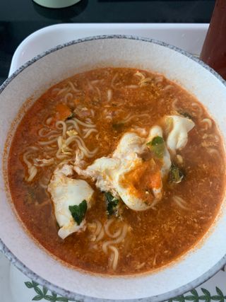 [풀무원] 자연은맛있다 정면, 백면, 홍면  세트 — 5점을 준 리뷰어가 2021년 4월 올린 사용 사진
