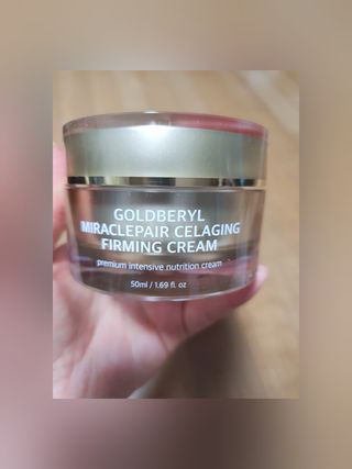 피부미 골드베릴 미라클페어 세레이징 퍼밍 크림 50ml — 5점을 준 리뷰어가 2021년 9월 올린 사용 사진