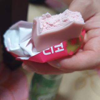 롯데제과 티코밀크초코 — 5점을 준 리뷰어가 2021년 9월 올린 사용 사진