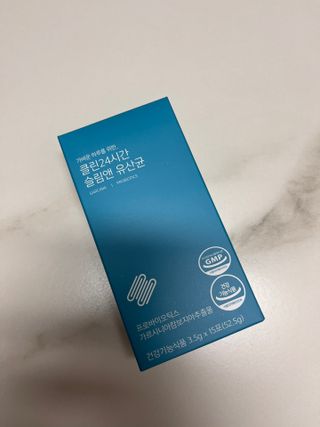 클린24시간 슬림앤유산균 1박스 (3.5g X 15포) — 5점을 준 리뷰어가 2023년 1월 올린 사용 사진