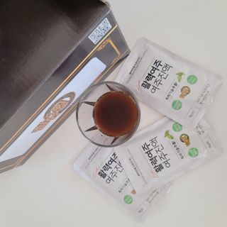 참유원 특허제조 활력 여주진액 여주즙 50포 — 5점을 준 리뷰어가 2022년 1월 올린 사용 사진