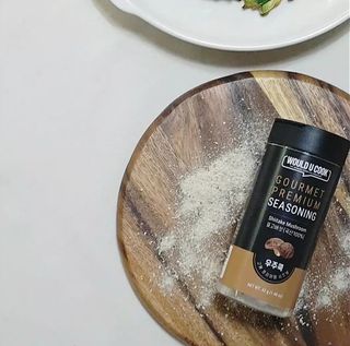 우주쿡 천연조미료 고메 프리미엄 시즈닝 6종 택1 청양고추+ /대파 /깻잎 /마늘 /생강 /표고버섯 — 5점을 준 리뷰어가 2021년 8월 올린 사용 사진