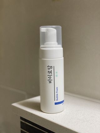 [바이로담] 저자극 약산성버블 폼 폼클렌징 150ml — 5점을 준 리뷰어가 2021년 3월 올린 사용 사진
