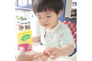 컬처렐 LGG 어린이 유산균 키즈츄어블 1개월분 — 4.5점을 준 리뷰어가 2021년 1월 올린 사용 사진