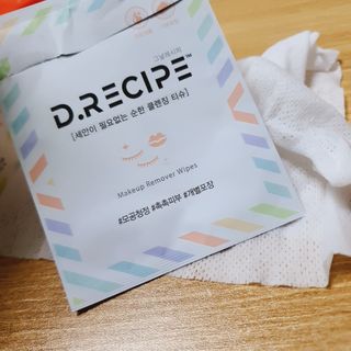 디레시피 세안이 필요없는 순한 클렌징 티슈 — 5점을 준 리뷰어가 2021년 1월 올린 사용 사진