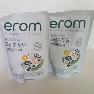 이롬 황성주 박사의 국산콩 두유 검은콩과 17곡 프리미엄 — 5점을 준 리뷰어가 2021년 5월 올린 사용 사진