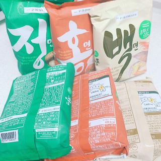 [풀무원] 자연은맛있다 정면, 백면, 홍면  세트 — 4.5점을 준 리뷰어가 2021년 4월 올린 사용 사진