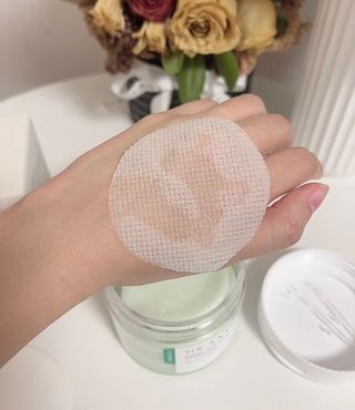 디에이브 더마-테카 바이옴 카밍패드 60매 — 5점을 준 리뷰어가 2022년 11월 올린 사용 사진