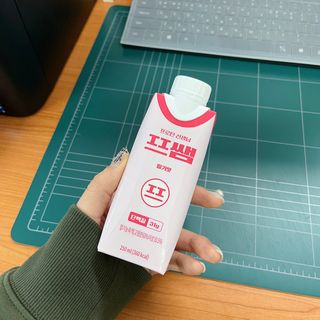 파워풀엑스 [프쌤] 더 맛있고 강력해진 고단백 음료 3종 (초코맛,딸기맛,커피맛) — 5점을 준 리뷰어가 2023년 1월 올린 사용 사진