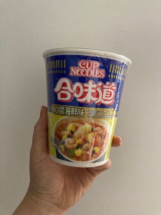NISSIN 닛신 컵누들  4종 - 씨푸드오리지날, 씨푸드 스파이시, 씨푸드 커리, 씨푸드 XO소스 — 5점을 준 리뷰어가 2022년 11월 올린 사용 사진