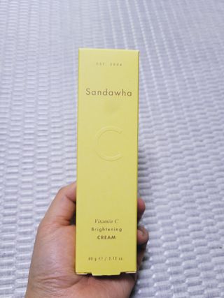 산다화 비타민C 화이트닝 크림 — 4점을 준 리뷰어가 2023년 5월 올린 사용 사진