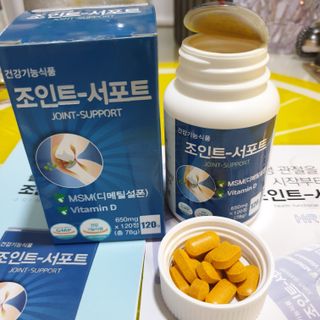 에이치알팜 조인트-서포트 보스웰리아 MSM 650mg x 120정 — 5점을 준 리뷰어가 2021년 4월 올린 사용 사진