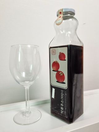 [바이윙클] 페르시아 유기농 석류 착즙주스 750ml 2병 + 선물박스 세트 — 5점을 준 리뷰어가 2022년 3월 올린 사용 사진