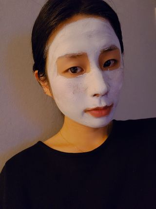 리더스코스메틱 리더스 밀크 스폰지 마스크 — 5점을 준 리뷰어가 2021년 1월 올린 사용 사진