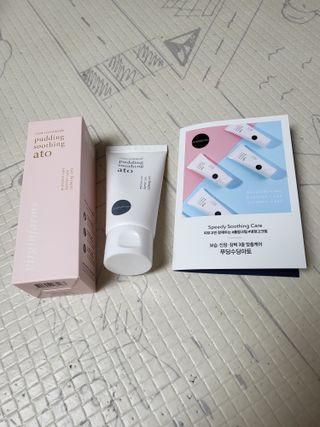 냉장고에 넣어요, 붉은 트러블 피부 다음날 진정되요 [버진팜스 푸딩수딩아토] — 5점을 준 리뷰어가 2021년 9월 올린 사용 사진