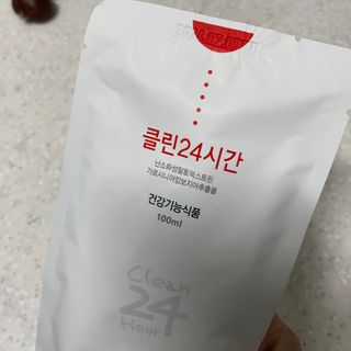클린24시간 1BOX(5포) + 전용보틀(500ml) — 5점을 준 리뷰어가 2022년 10월 올린 사용 사진