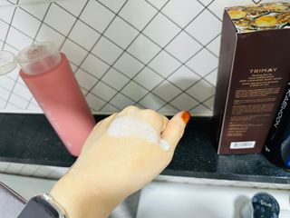 트리마이 자연을 담은 신선함,  온 가족이 사용하는 힐링베리어 바디 워시 4종 택1 — 4점을 준 리뷰어가 2022년 10월 올린 사용 사진