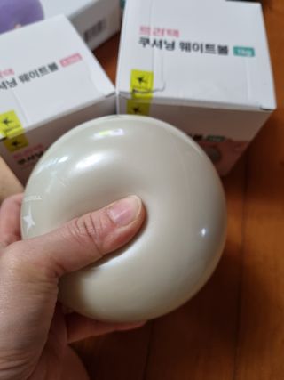 트라택 쿠셔닝 웨이트볼 0.5kg + 1kg SET — 4점을 준 리뷰어가 2022년 6월 올린 사용 사진
