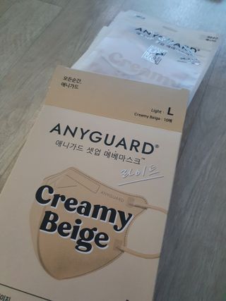 [애니가드] 셋업 메베마스크라이트  (대형 4컬러 + 중형 4컬러) — 5점을 준 리뷰어가 2022년 7월 올린 사용 사진