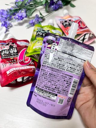 ORIHIRO 오리히로 곤약젤리 제로칼로리 130g 4종 4팩(맛별로 1팩씩) — 5점을 준 리뷰어가 2023년 2월 올린 사용 사진