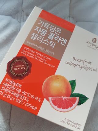 자연에온 가득담은 자몽 콜라겐 젤리스틱 2BOX — 5점을 준 리뷰어가 2020년 12월 올린 사용 사진