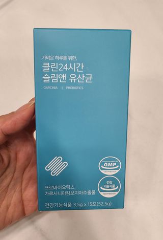 클린24시간 슬림앤유산균 1박스 (3.5g X 15포) — 5점을 준 리뷰어가 2022년 10월 올린 사용 사진