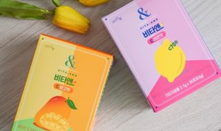 비타앤C 레몬맛, 망고맛 — 5점을 준 리뷰어가 2021년 7월 올린 사용 사진