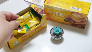 (주) 피치코리아 믹스커피캔디76g x2개입 — 4.5점을 준 리뷰어가 2022년 11월 올린 사용 사진