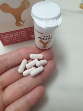메이준뉴트리 메이준쎌 편안해질 여성유산균 — 5점을 준 리뷰어가 2021년 2월 올린 사용 사진