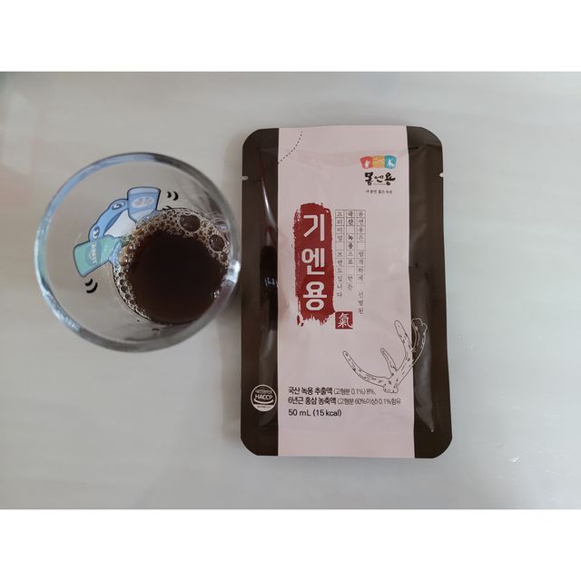 [몸엔용] 무더운 날씨에 국산녹용 기엔용으로 몸보신 50ml x 30포 리뷰 사진