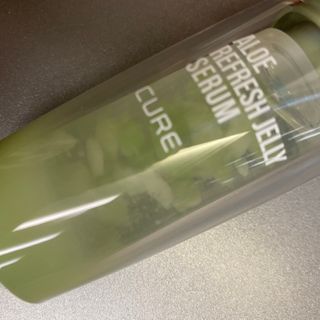 김정문알로에 큐어 큐어 알로에 리프레쉬 젤리 세럼, 큐어 알로에 하이드로 젤리 크림 — 5점을 준 리뷰어가 2021년 3월 올린 사용 사진