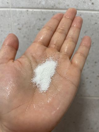 바르셀 저분자피쉬콜라겐 클랜징 파우더 화이트닝 각질제거 필링 워시 젠 90g — 4점을 준 리뷰어가 2021년 11월 올린 사용 사진