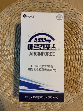 자연에온 아르긴포스 L-아르기닌 5555mg 스틱 15개입 1박스 — 5점을 준 리뷰어가 2021년 5월 올린 사용 사진
