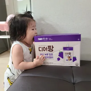 [몸엔용] 우리 아이 건강간식, 달콤한 녹용곤약젤리 디어팡 4종 — 5점을 준 리뷰어가 2021년 8월 올린 사용 사진