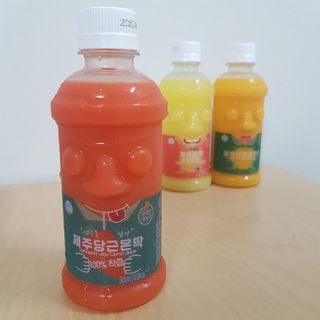 탐라원 제주의 맛, 몬딱주스 4종세트 - 한라봉몬딱주스, 천혜향몬딱주스, 청귤에이드, 당근몬딱주스 — 5점을 준 리뷰어가 2021년 7월 올린 사용 사진