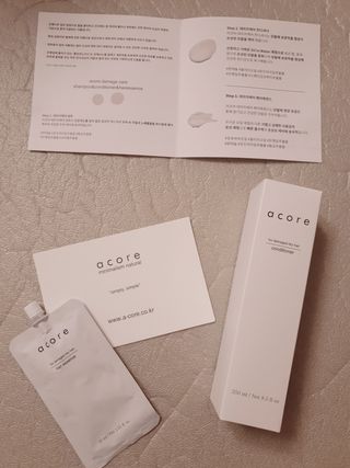 어코어 데미지케어 컨디셔너 — 5점을 준 리뷰어가 2021년 1월 올린 사용 사진