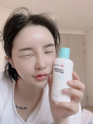 리더스코스메틱 리더스 카밍 바이오틱스 에센스 워터 — 4점을 준 리뷰어가 2021년 6월 올린 사용 사진