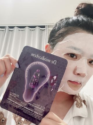 더메디코템 일루미네이팅 오로라 에멀젼마스크 — 5점을 준 리뷰어가 2025년 6월 올린 사용 사진