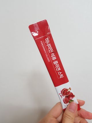 이너미인 석류 콜라겐 스틱 — 5점을 준 리뷰어가 2021년 1월 올린 사용 사진