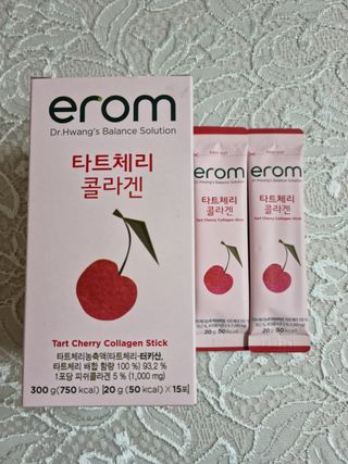 이롬 erom 타트체리 콜라겐 — 5점을 준 리뷰어가 2021년 3월 올린 사용 사진