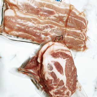 찐신선 미국 냉동 목살 & 네덜란드 냉동 삼겹살 — 5점을 준 리뷰어가 2021년 8월 올린 사용 사진