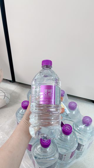 몽베스트 MONTBEST 1L 12입 — 5점을 준 리뷰어가 2022년 3월 올린 사용 사진