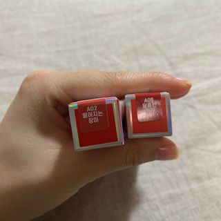 [블랙루즈] 에어 핏 벨벳틴트 시즌1 7종 중 택1+랜덤1 — 5점을 준 리뷰어가 2021년 1월 올린 사용 사진