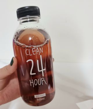 클린24시간 1BOX(5포) + 전용보틀(500ml) — 5점을 준 리뷰어가 2022년 9월 올린 사용 사진