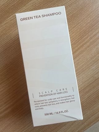 프리마인 더이상 뻣뻣하고 효과없는 탈모샴푸는 NO. 근본부터 케어하는 셀베이스 그린티샴푸(500ml) — 5점을 준 리뷰어가 2023년 3월 올린 사용 사진