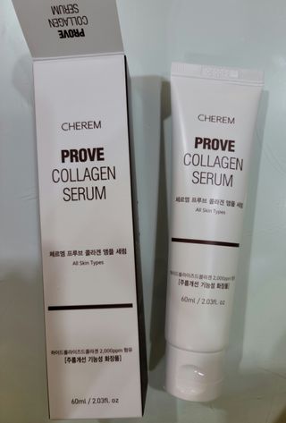 체르엠  프루브 콜라겐 앰플세럼 60ml 1병 — 5점을 준 리뷰어가 2022년 2월 올린 사용 사진